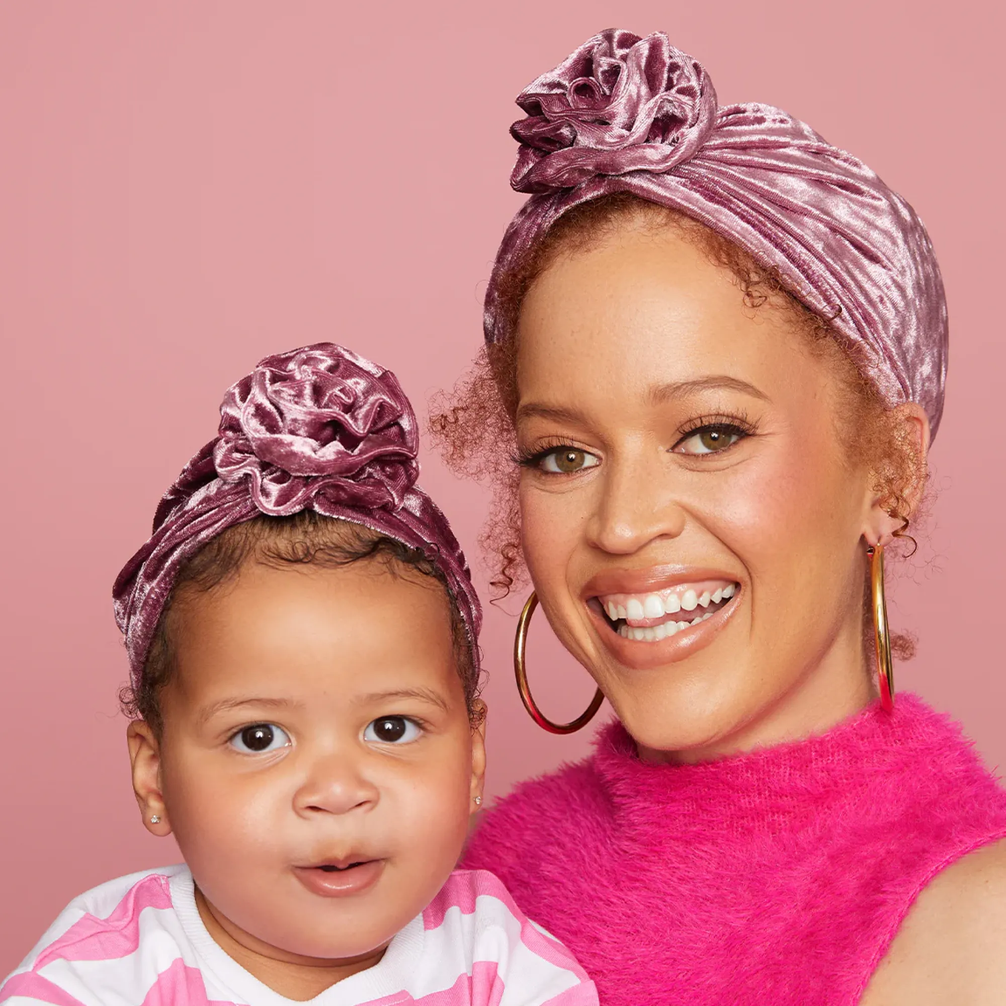 Kids|Accessories>Kiss Colors and Care Pre-Tied Turban Set