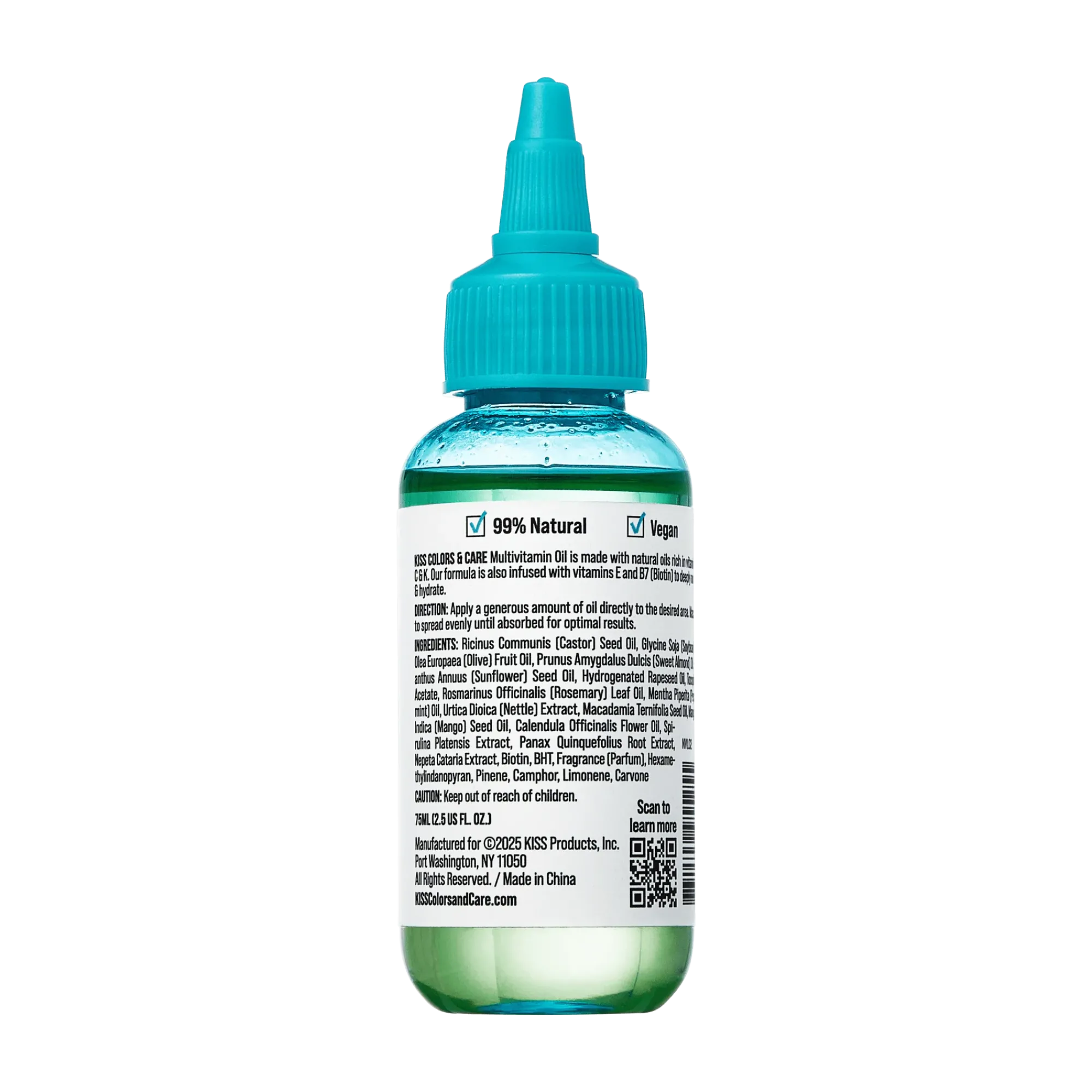 Hair Care>Kiss Colors and Care Rosemary & Mint Oil