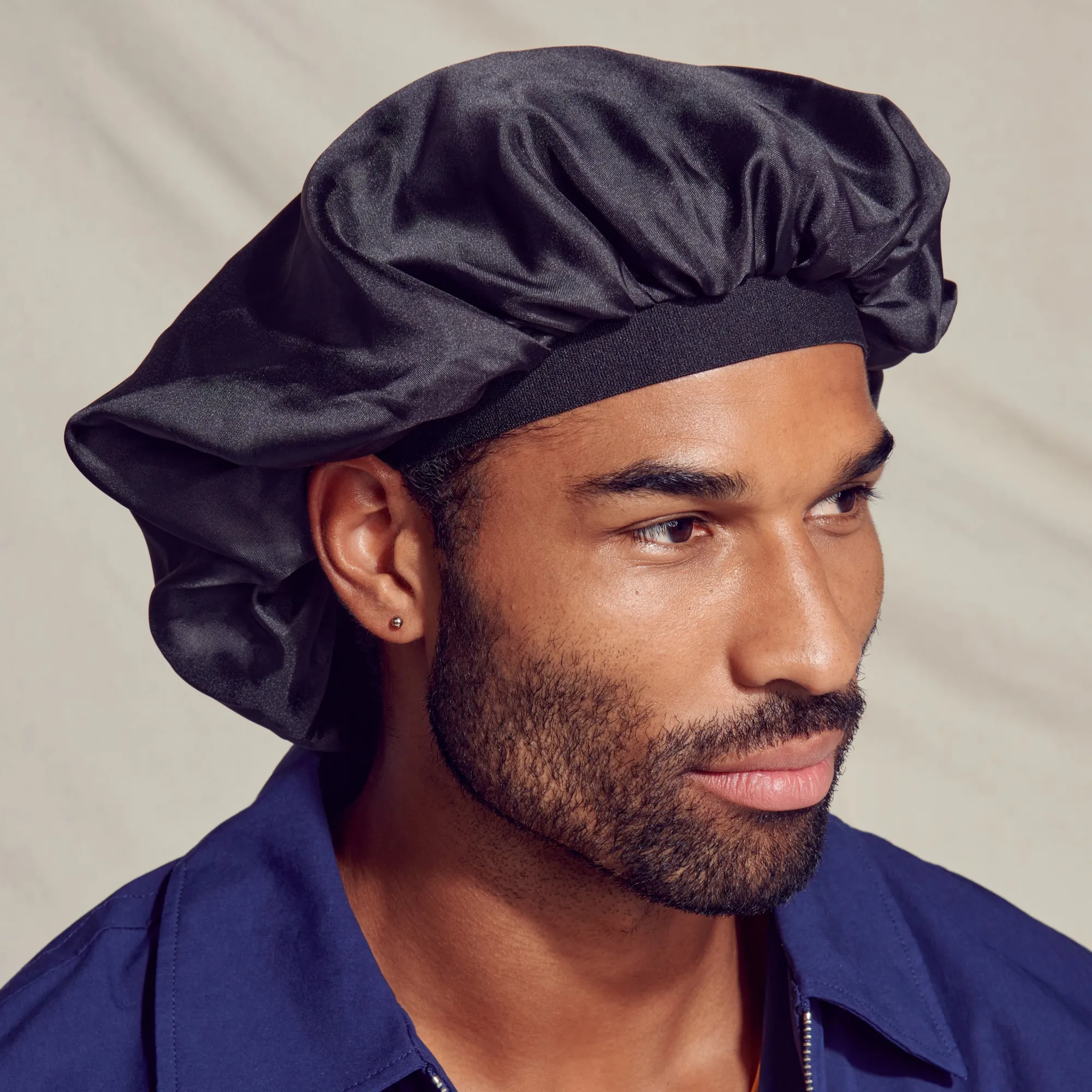 Accessories>Kiss Colors and Care Satin Bonnet Cap