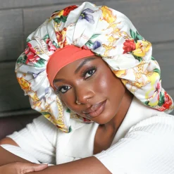 Accessories>Kiss Colors and Care Satin Bonnet Cap