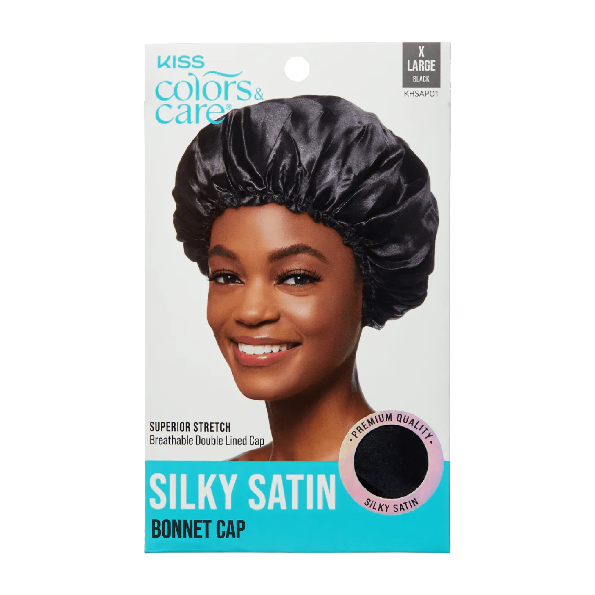 Accessories>Kiss Colors and Care Satin Bonnet Cap