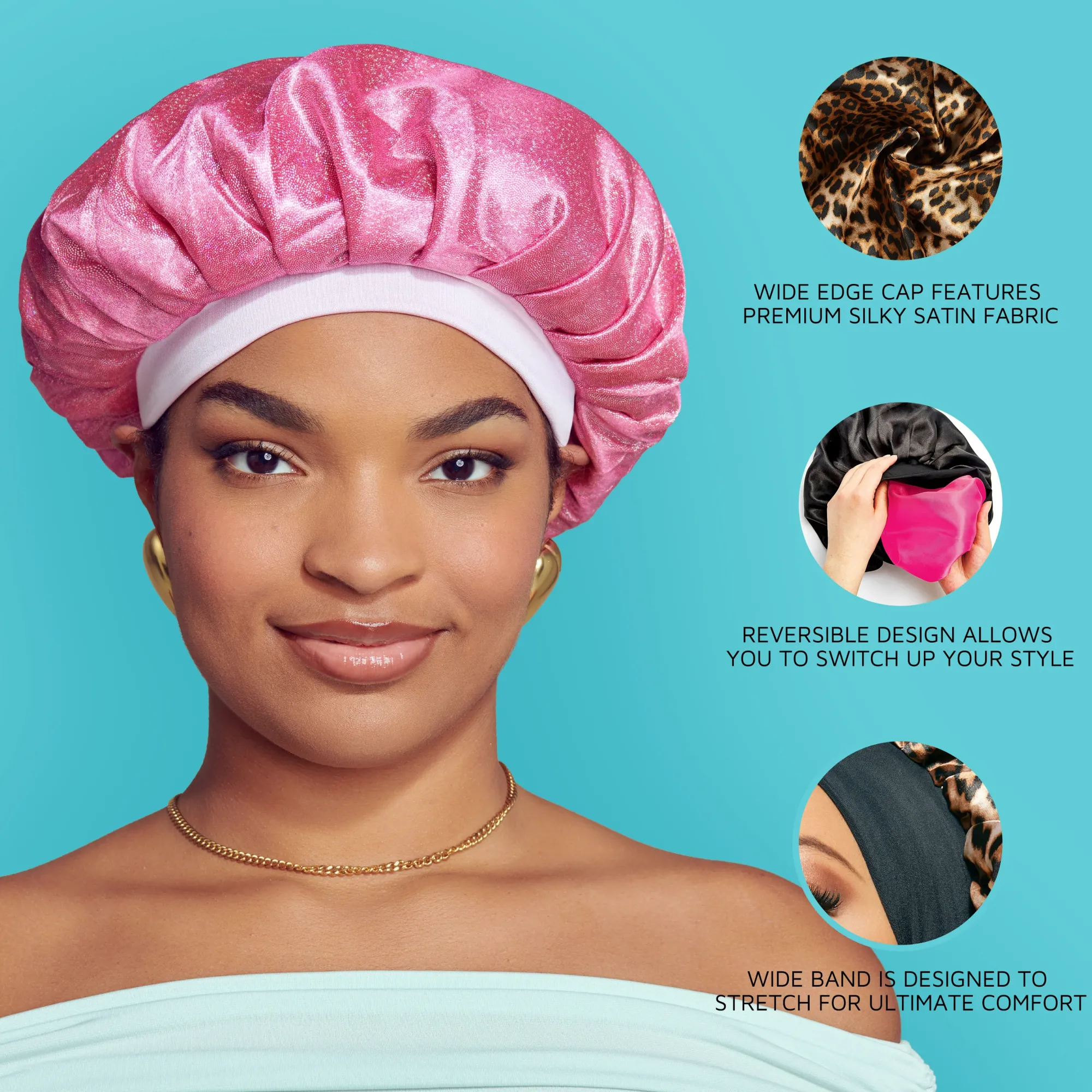 Accessories|Men>Kiss Colors and Care Silky Spandex Cap