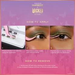 Impress X Wicked: For Good|Falsies>Impress Tap To Bubble | 12 Clusters