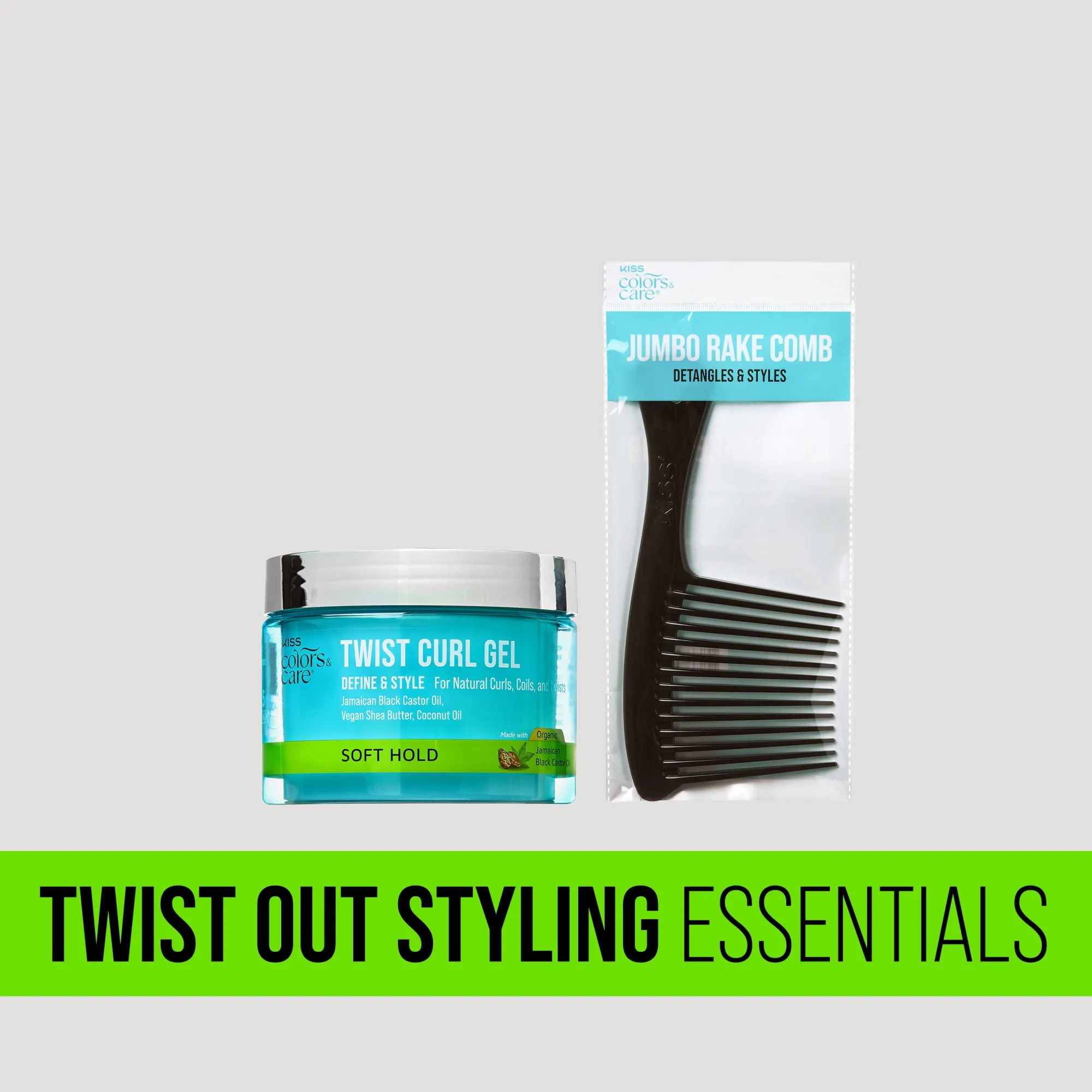 Bundles>Kiss Colors and Care Twist Out Styling Essentials Bundle