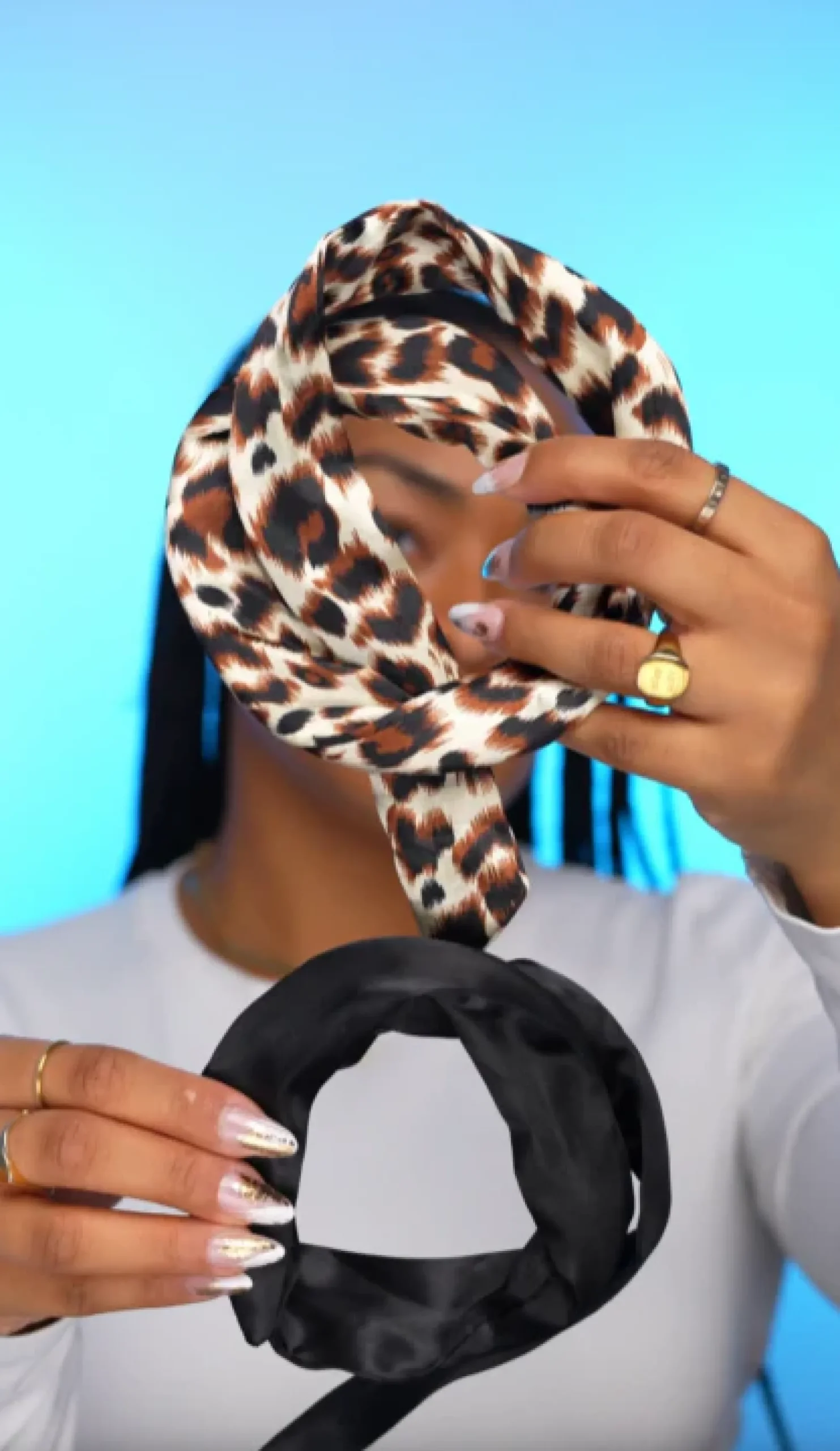Accessories>Kiss Colors and Care Wired Satin Scrunchie Set