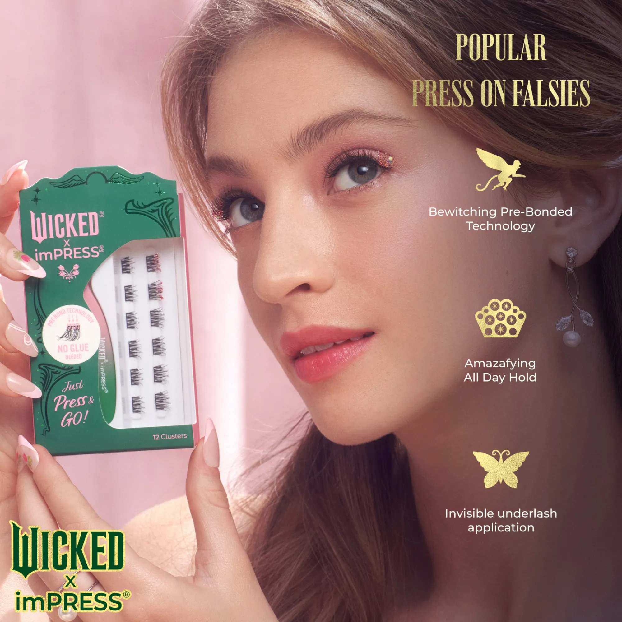 Impress X Wicked: For Good|Falsies>Impress Wizard's Palace | 12 Clusters